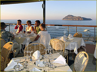 Porto Platanias Restaurant View