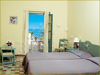Silva Beach Hotel Guestroom Bedroom